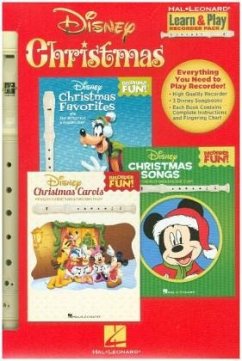 Cover Disney Christmas Learn & Play (Book & Recorder Pack)