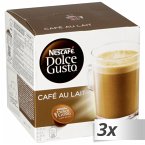 3 Nescafe Dolce Gusto Cafe Au Lait 3 Nescafe Dolce Gusto Cafe Au Lait