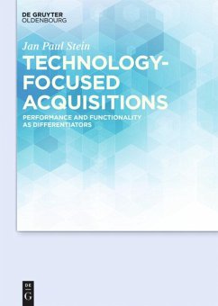 Technology-focused Acquisitions - Stein, Jan Paul