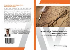 Unzulässige AGB-Klauseln in Leasingverträgen