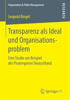 Transparenz als Ideal und Organisationsproblem - Ringel, Leopold