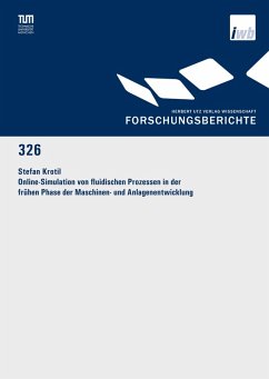 Cover Online-Simulation von fluidischen Prozessen in der frühen Phase der Maschinen- und Anlagenentwicklung (eBook, PDF)