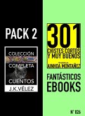 Pack 2 Fantásticos ebooks, nº026. Colección Completa Cuentos y 301 Chistes Cortos y Muy Buenos (eBook, ePUB)