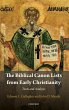 Biblical Canon Lists from Early... - Bild 1