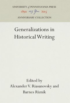 Generalizations in Historical Writing