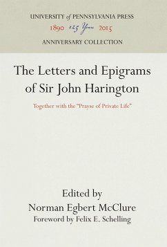 The Letters and Epigrams of Sir John Harington