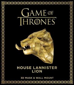 Game of Thrones Mask: House Lannister Lion (3D Mask & Wall Mount) - Wintercroft