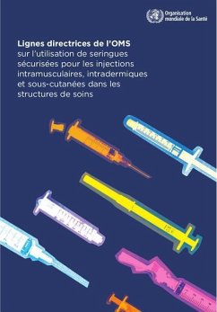 Lignes Directrices de l'Oms Sur l'Utilisation de Seringues Sécurisées Pour Les Injections - World Health Organization