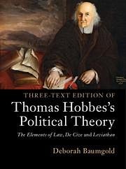 Three-Text Edition of Thomas Hobbes's Political Theory Cover Three-Text Edition of Thomas Hobbes's Political Theory