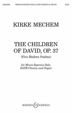 Children of David (Five Modern Psalms): Satb and Organ