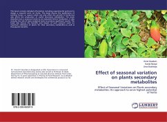 Effect of seasonal variation on plants secondary metabolites