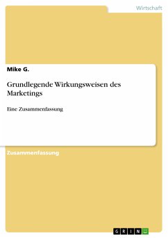 Grundlegende Wirkungsweisen des Marketings (eBook, PDF)