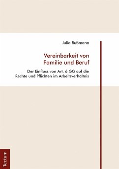 Vereinbarkeit von Familie und Beruf (eBook, PDF) - Rußmann, Julia
