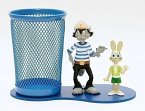 Stiftebox, 2 Figuren, Hase & Wolf Stiftebox, 2 Figuren, Hase & Wolf
