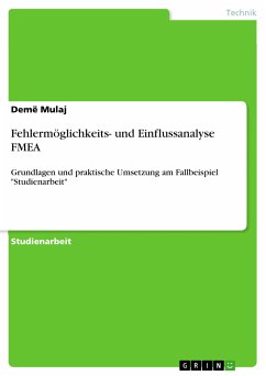 Fehlermöglichkeits- und Einflussanalyse FMEA (eBook, PDF)