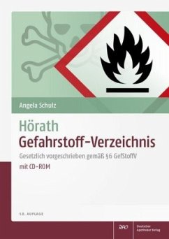 Cover Hörath Gefahrstoff-Verzeichnis, m. CD-ROM