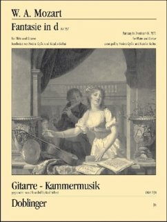 Fantasie in d (KV 397), Bearbeitung für Flöte und Gitarre - Mozart, Wolfgang Amadeus