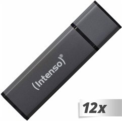 12x1 Intenso Alu Line 4GB USB Stick 2.0 anthrazit