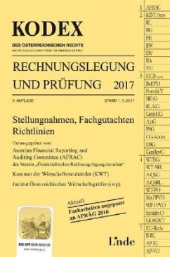 KODEX Rechnungslegung und Prüfung 2017 (f. Österreich) - Gedlicka, Werner;Knotek, Markus;Bakel-Auer, Katharina van