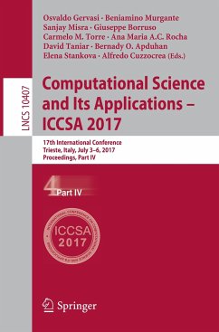 Computational Science and Its Applications ¿ ICCSA 2017