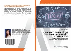 Intentionen bezüglich der Gründung eines sozialen Unternehmens - Thierbach, Nadine