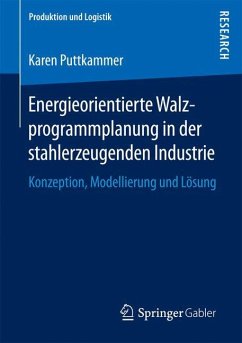 Energieorientierte Walzprogrammplanung in der stahlerzeugenden Industrie - Puttkammer, Karen