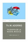 Filosofía de la nueva música (eBook, ePUB)