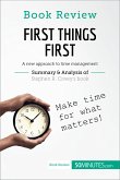 Book Review: First Things First by Stephen R. Covey (eBook, ePUB)