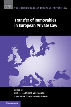 Cover Transfer of Immovables in European Private Law (eBook, PDF)
