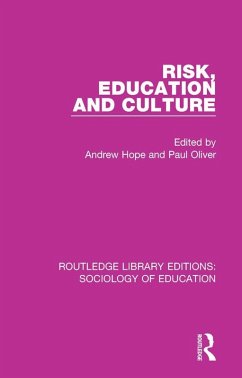 Cover Risk, Education and Culture (eBook, PDF)