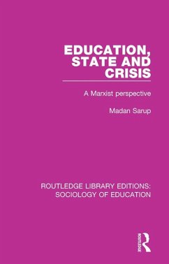 Cover Education State and Crisis (eBook, ePUB)