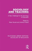 Sociology and Teaching (eBook, ePUB)