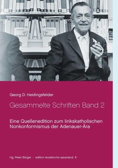 Gesammelte Schriften Band 2 (eBook, ePUB) - Heidingsfelder, Georg D.