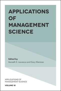 Applications of Management Science (eBook, ePUB)