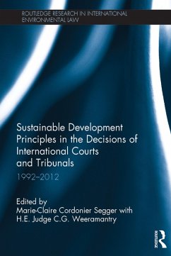 Cover Sustainable Development Principles in the Decisions of International Courts and Tribunals (eBook, ePUB)
