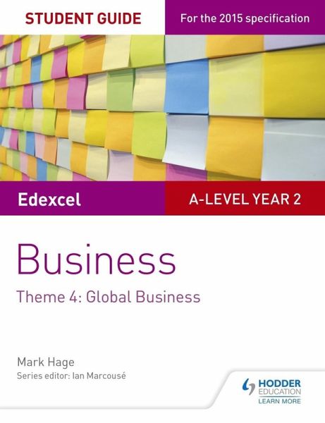 Edexcel A-level Business Student Guide: Theme 4: Global Business (eBook, ePUB) Edexcel A-level Business Student Guide: Theme 4: Global Business (eBook, ePUB)