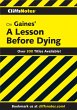 CliffsNotes on Gaines' A Lesson Before... - Bild 1
