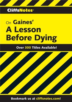 Cover CliffsNotes on Gaines' A Lesson Before Dying (eBook, ePUB)