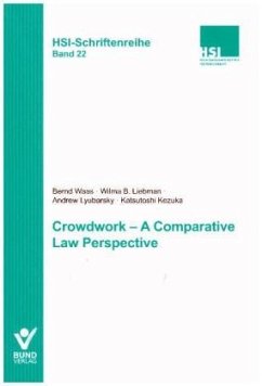 Crowdwork - A comparative Law Perspective - Lyubarsky, Andrew;Waas, Bernd;Kezuka, Katsutoshi