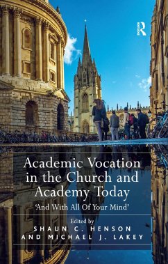 Cover Academic Vocation in the Church and Academy Today (eBook, PDF)