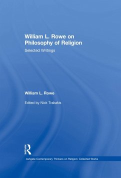 Cover William L. Rowe on Philosophy of Religion (eBook, ePUB)