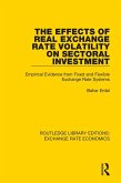 The Effects of Real Exchange Rate Volatility on Sectoral Investment (eBook, ePUB)