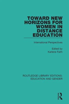 Cover Toward New Horizons for Women in Distance Education (eBook, ePUB)