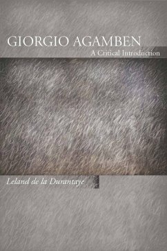 Giorgio Agamben (eBook, ePUB) - De La Durantaye, Leland