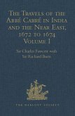 The Travels of the Abbé Carré in India and the Near East, 1672 to 1674 (eBook, ePUB)