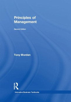 Principles of Management (eBook, ePUB) - Morden, Tony