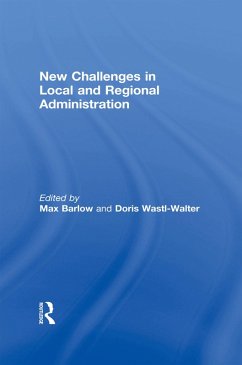 New Challenges in Local and Regional Administration (eBook, PDF) - Barlow, Max