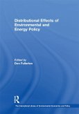 Distributional Effects of Environmental and Energy Policy (eBook, ePUB)