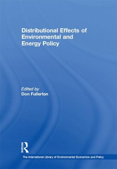 Distributional Effects of Environmental and Energy Policy (eBook, ePUB)