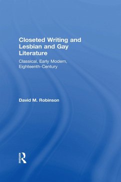 Cover Closeted Writing and Lesbian and Gay Literature (eBook, PDF)